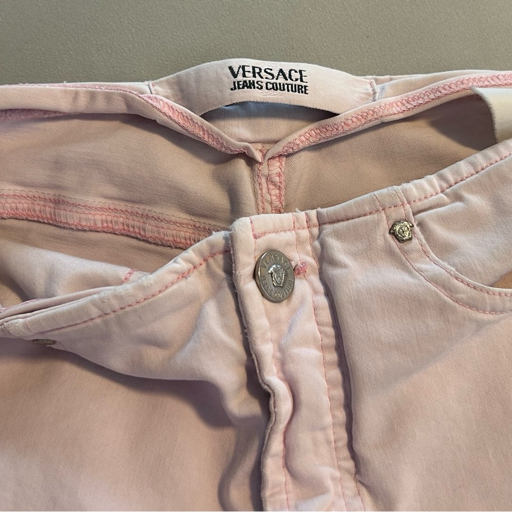 Versace Jeans Collection Light Pink Skinny Jeans